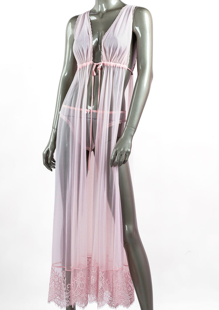 Shiny tulle gown Model Number 4821 - Zorita Lingerie UAE