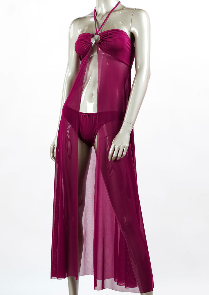 Stretch Satin Gown Model Number 4832 - Zorita Lingerie UAE