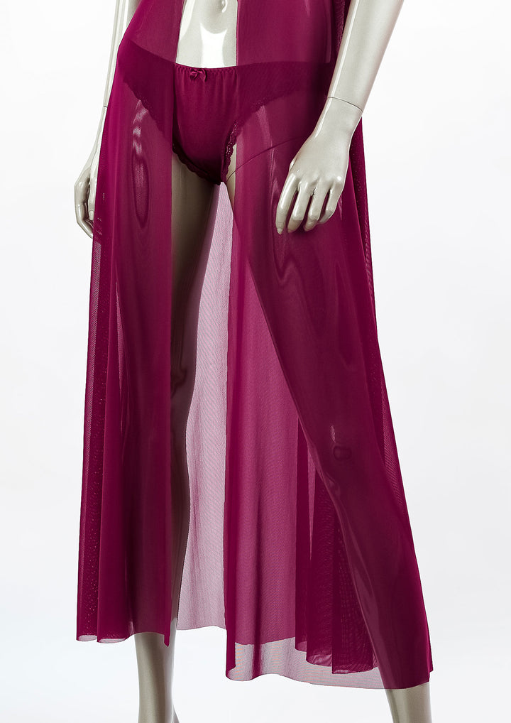 Stretch Satin Gown Model Number 4832 - Zorita Lingerie UAE