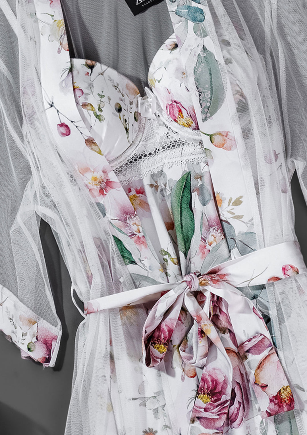 Floral Robe Set 6082 - Zorita Lingerie UAE