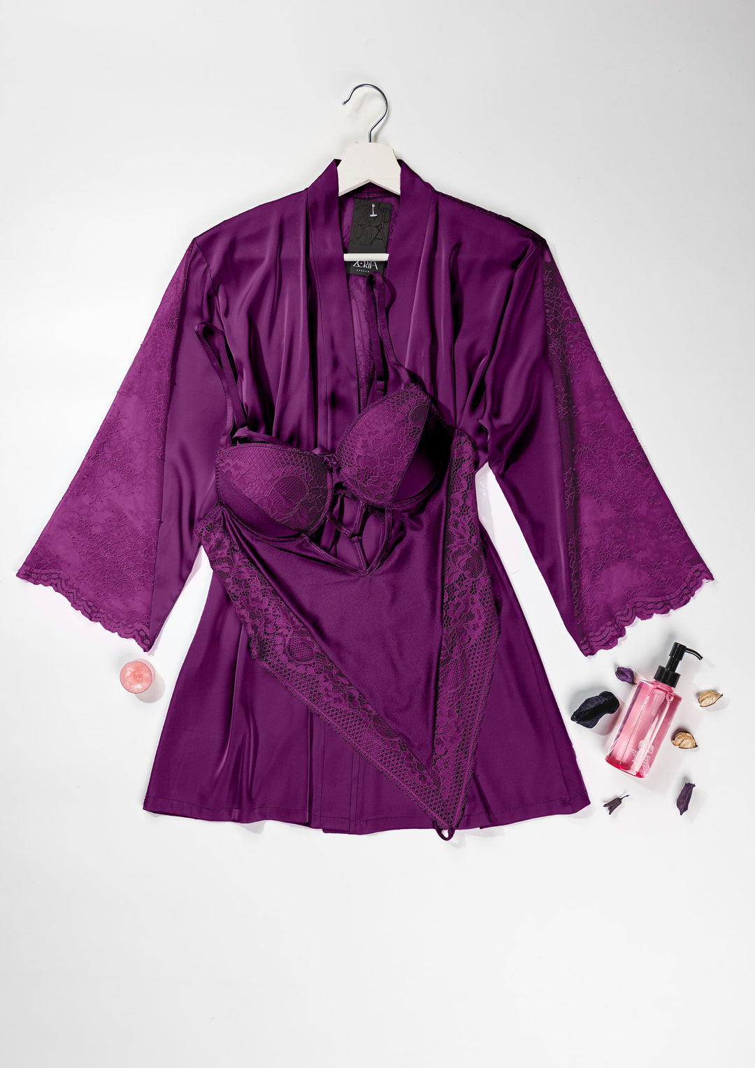 Sexy Teddy Robe Set 6117 - Zorita Lingerie UAE